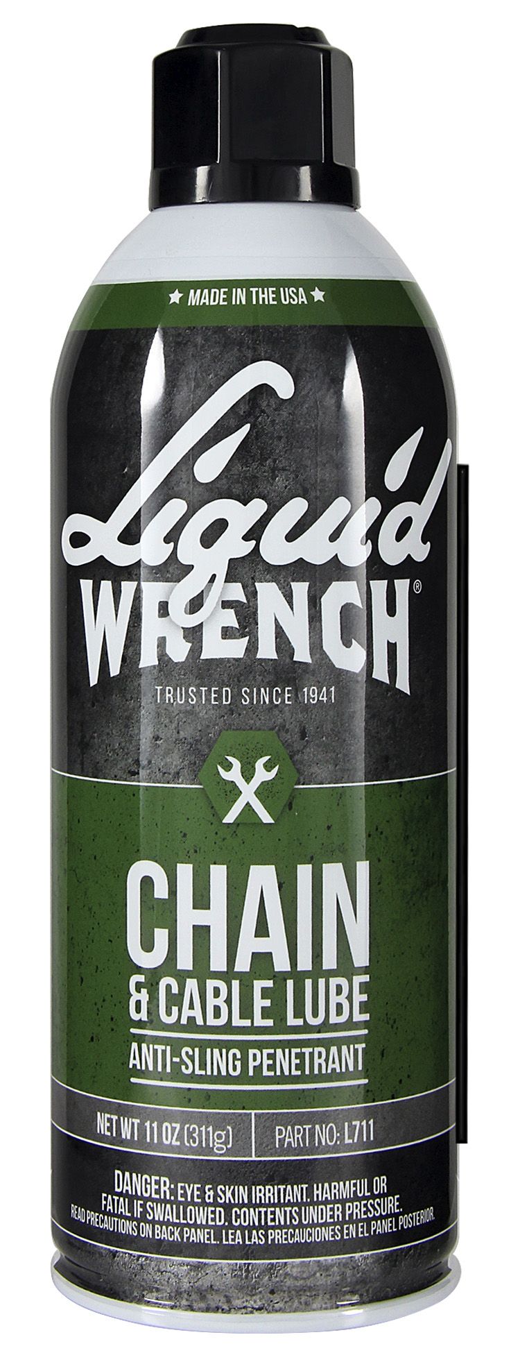 Item # 2535-L711, LIQUID WRENCH® CHAIN & CABLE LUBE 11 OZ On SC Fastening  Systems