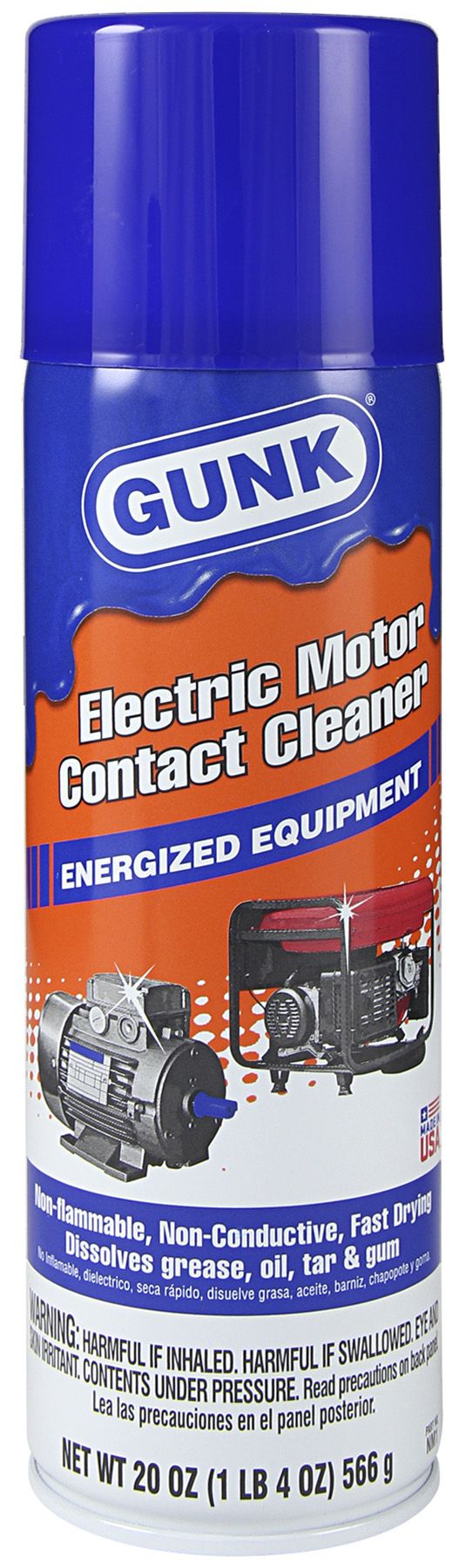 GUNK Electric Motor Contact Cleaner
